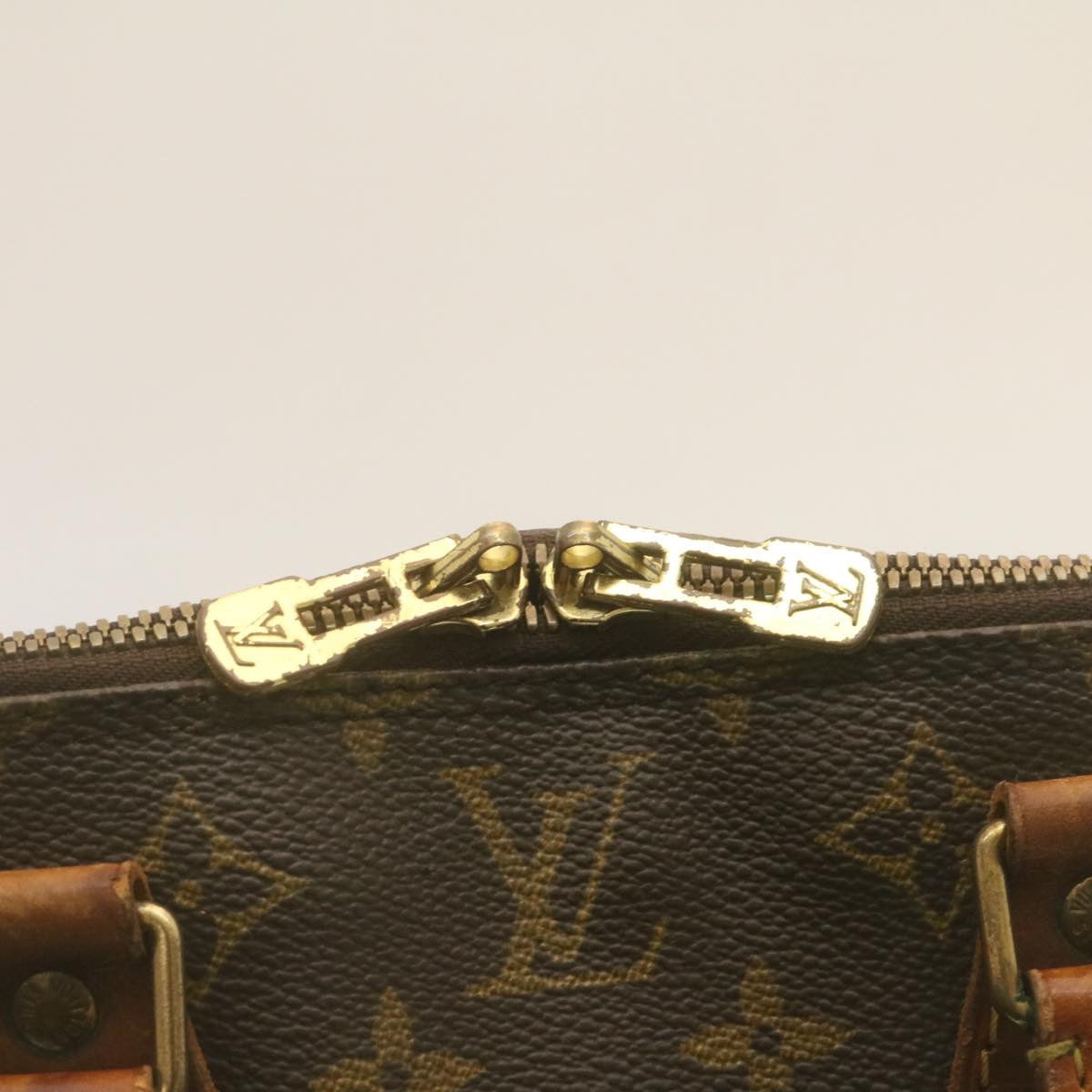 LOUIS VUITTON Monogram Alma Hand Bag M51130 LV Auth rz114