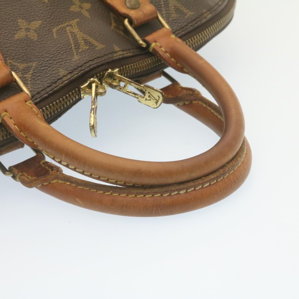 LOUIS VUITTON Monogram Alma Hand Bag M51130 LV Auth rz114