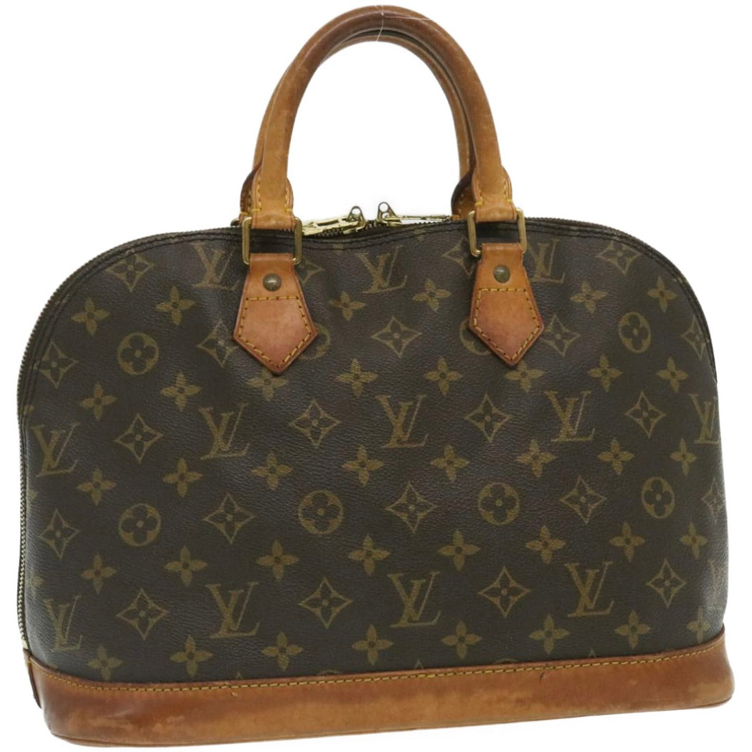 LOUIS VUITTON Monogram Alma Hand Bag M51130 LV Auth rz117