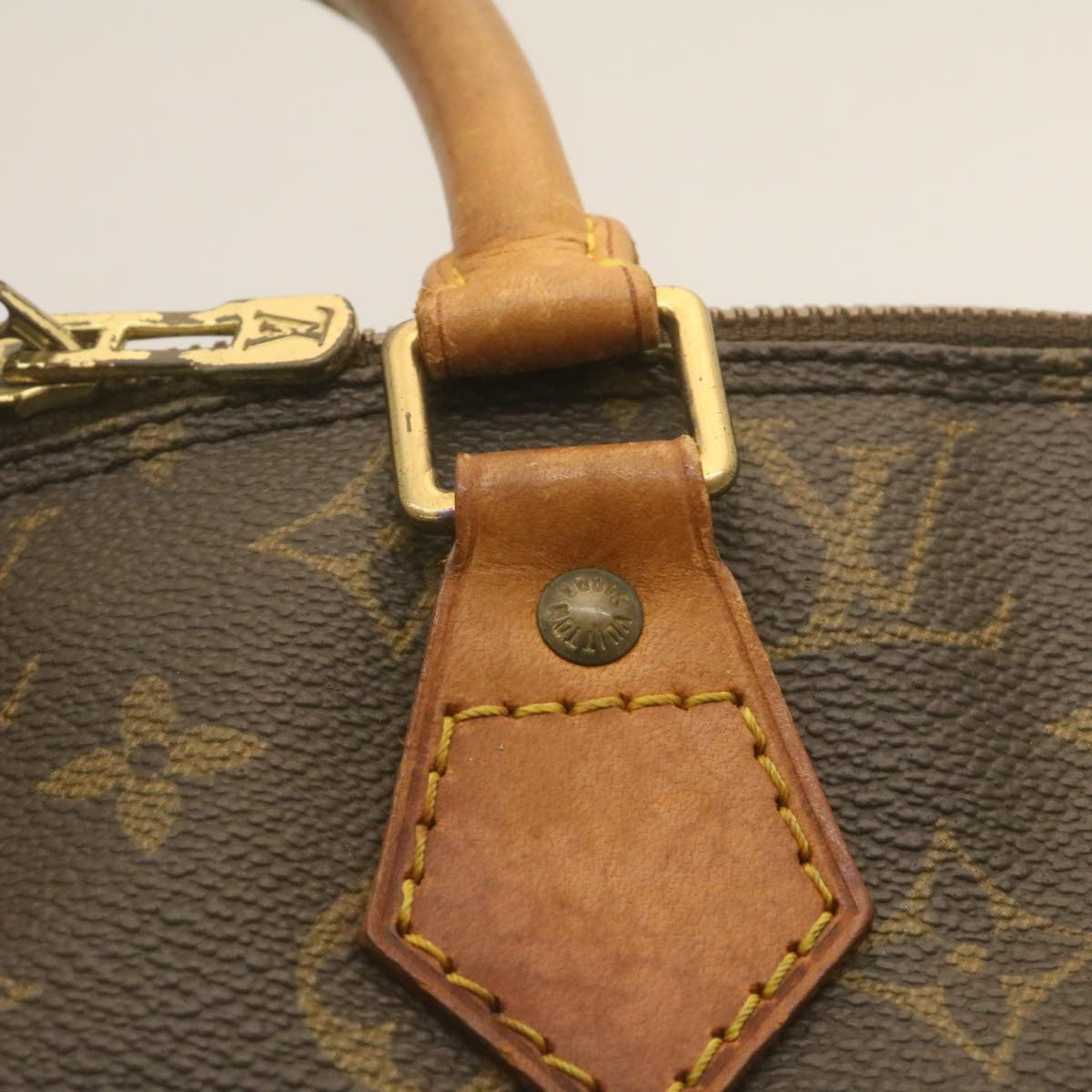 LOUIS VUITTON Monogram Alma Hand Bag M51130 LV Auth rz117