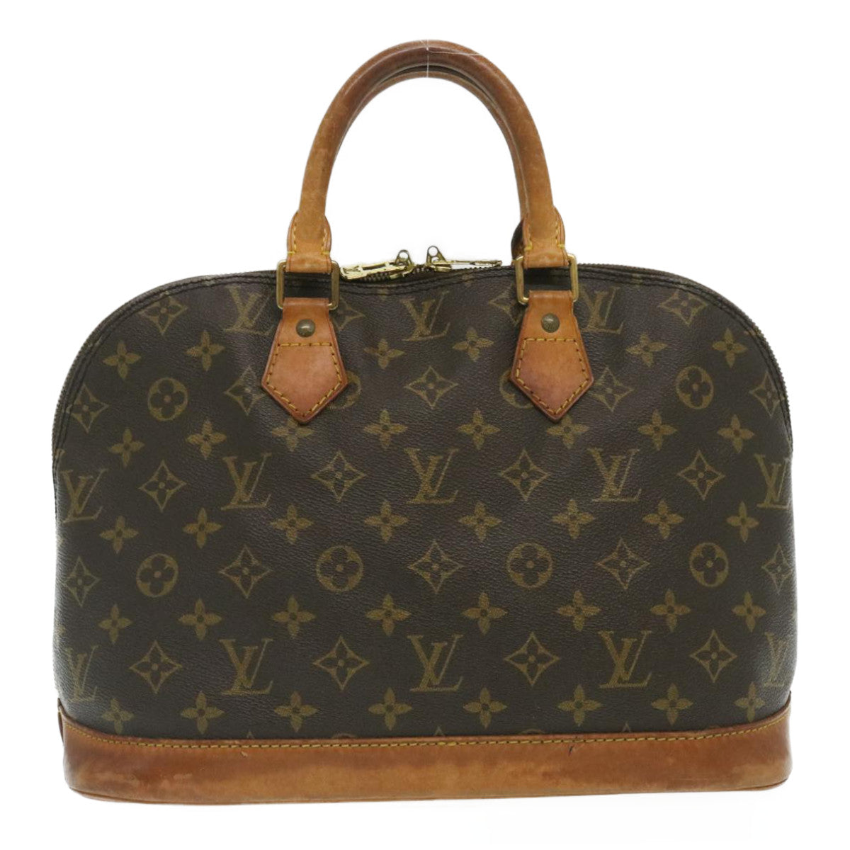 LOUIS VUITTON Monogram Alma Hand Bag M51130 LV Auth rz117