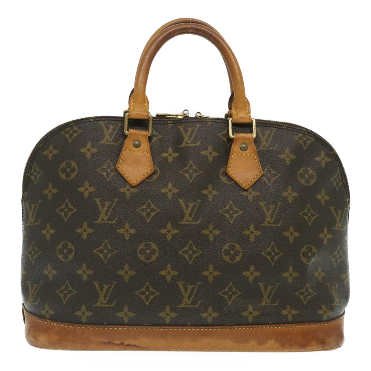 LOUIS VUITTON Monogram Alma Hand Bag M51130 LV Auth rz117