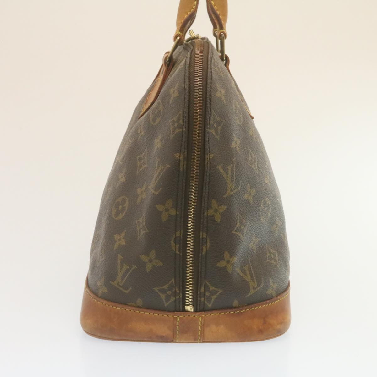 LOUIS VUITTON Monogram Alma Hand Bag M51130 LV Auth rz117