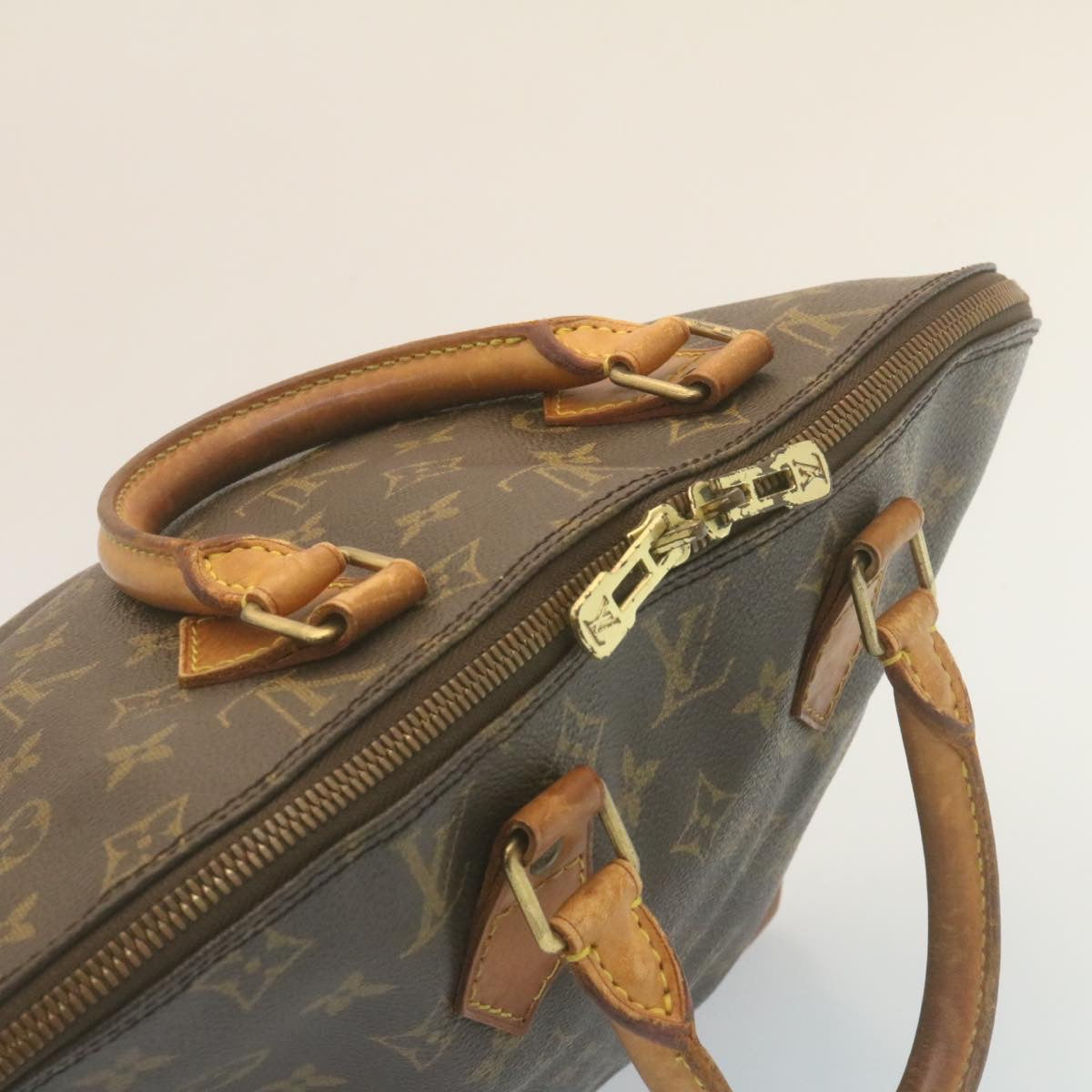 LOUIS VUITTON Monogram Alma Hand Bag M51130 LV Auth rz117