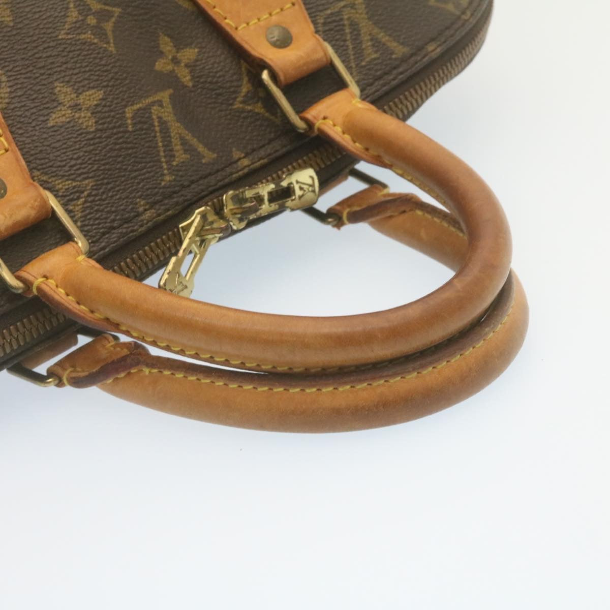 LOUIS VUITTON Monogram Alma Hand Bag M51130 LV Auth rz117