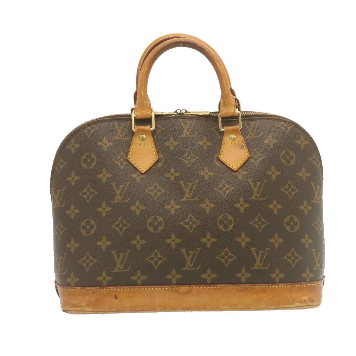 LOUIS VUITTON Monogram Alma Hand Bag M51130 LV Auth rz124