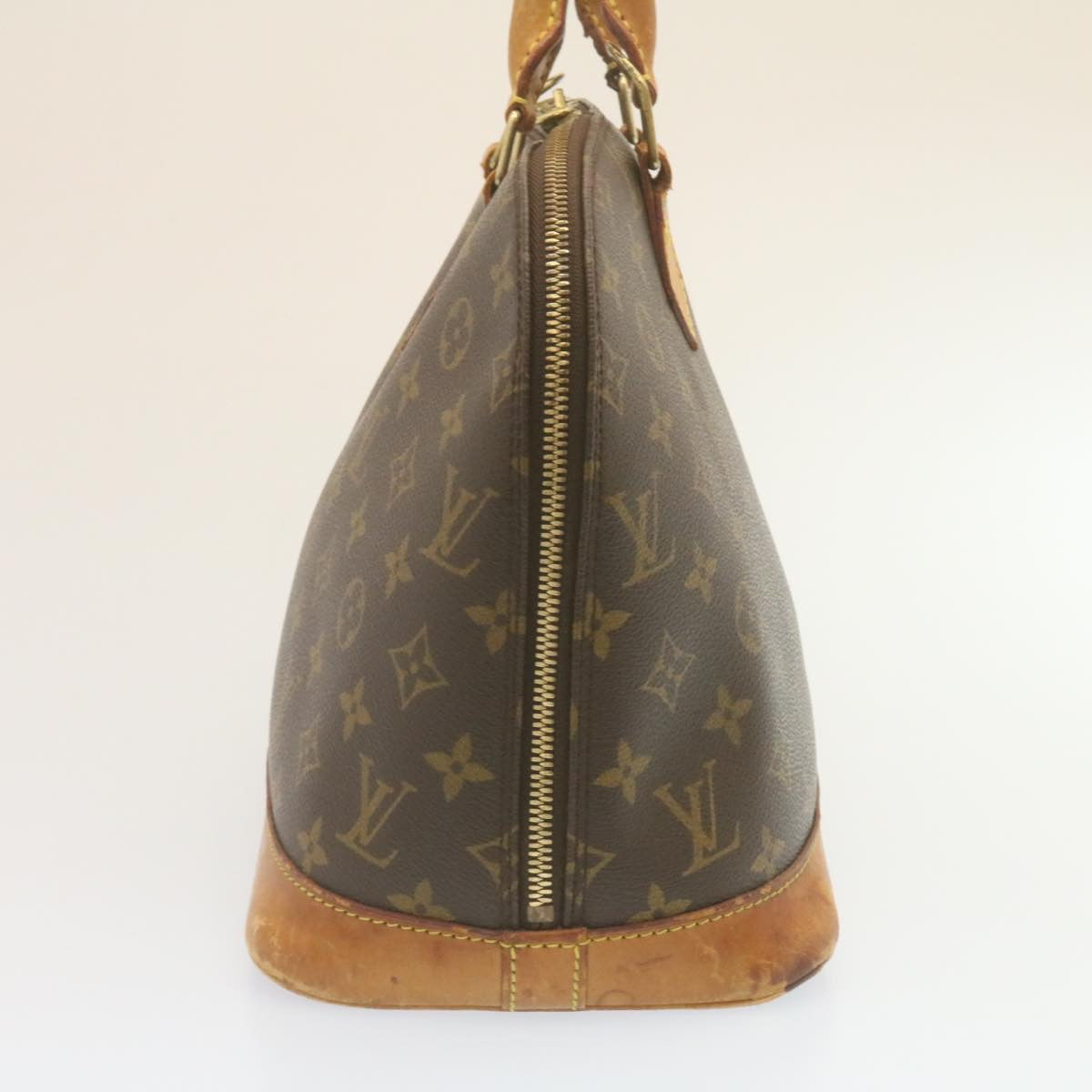 LOUIS VUITTON Monogram Alma Hand Bag M51130 LV Auth rz124