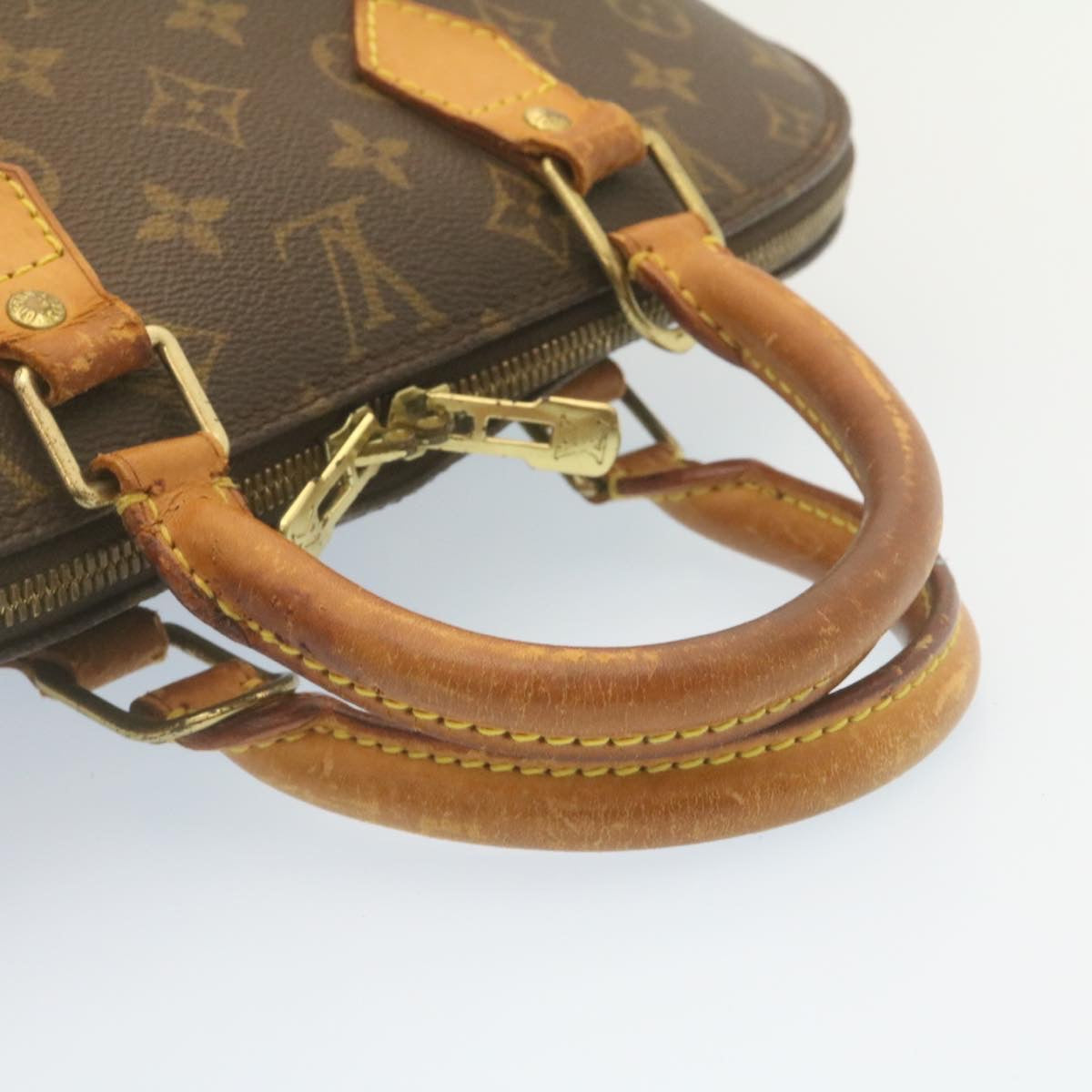 LOUIS VUITTON Monogram Alma Hand Bag M51130 LV Auth rz124