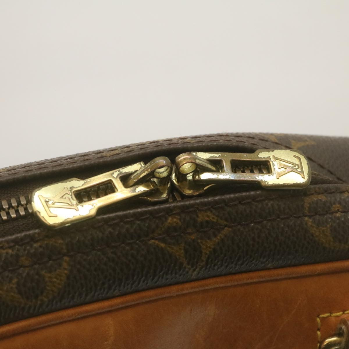 LOUIS VUITTON Monogram Excursion Hand Bag M41450 LV Auth rz125