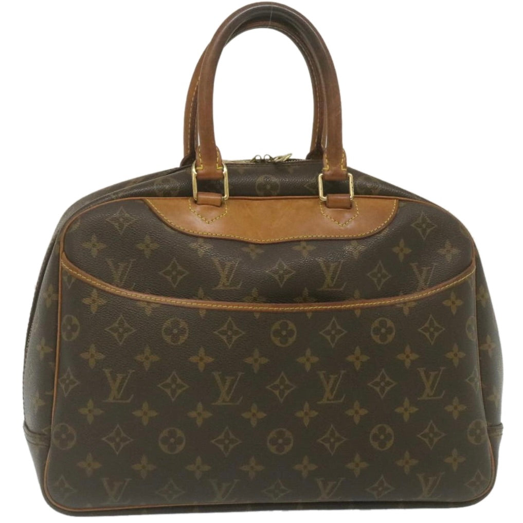 LOUIS VUITTON Monogram Deauville Hand Bag M47270 LV Auth rz131