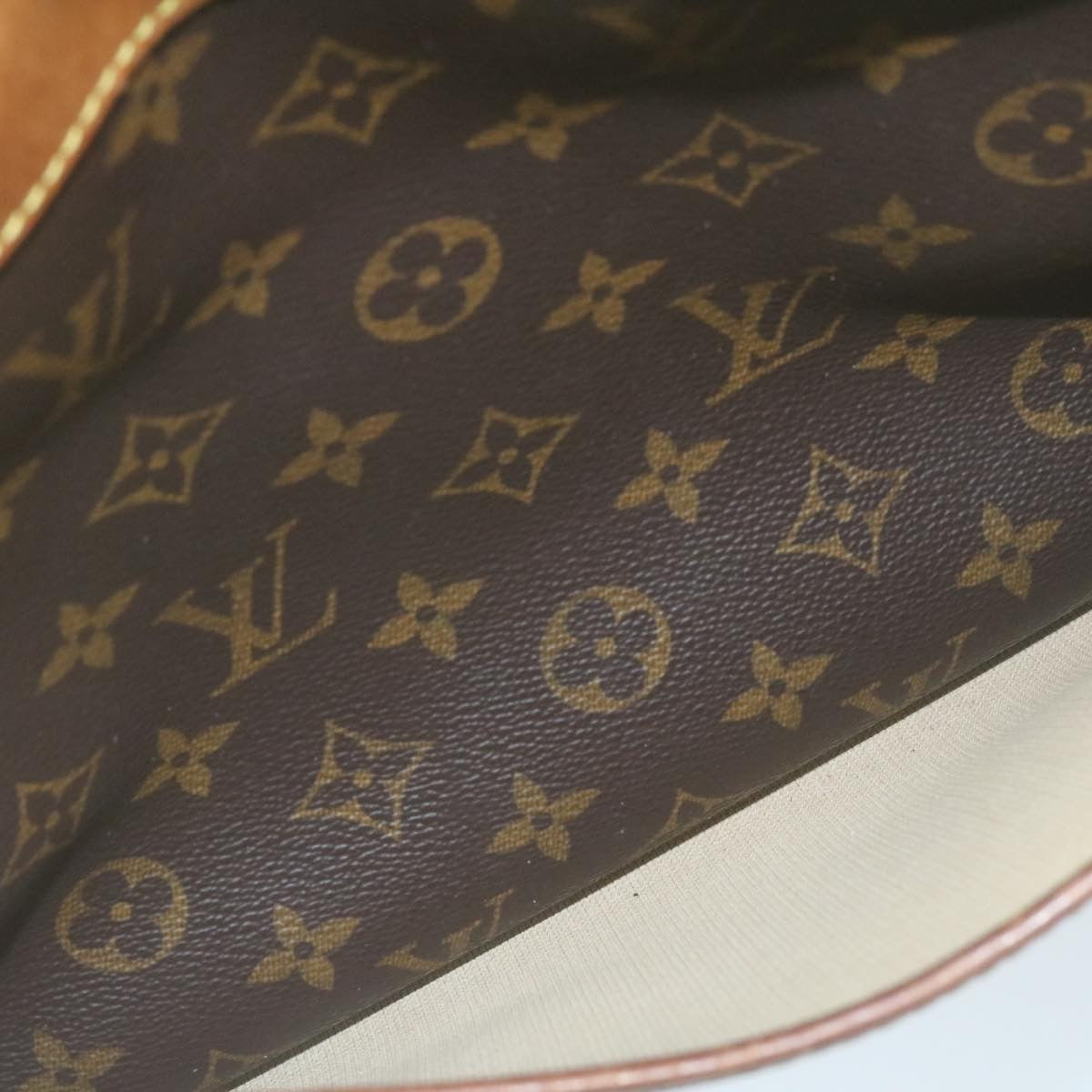 LOUIS VUITTON Monogram Deauville Hand Bag M47270 LV Auth rz131