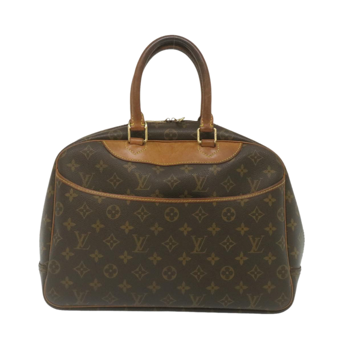 LOUIS VUITTON Monogram Deauville Hand Bag M47270 LV Auth rz131