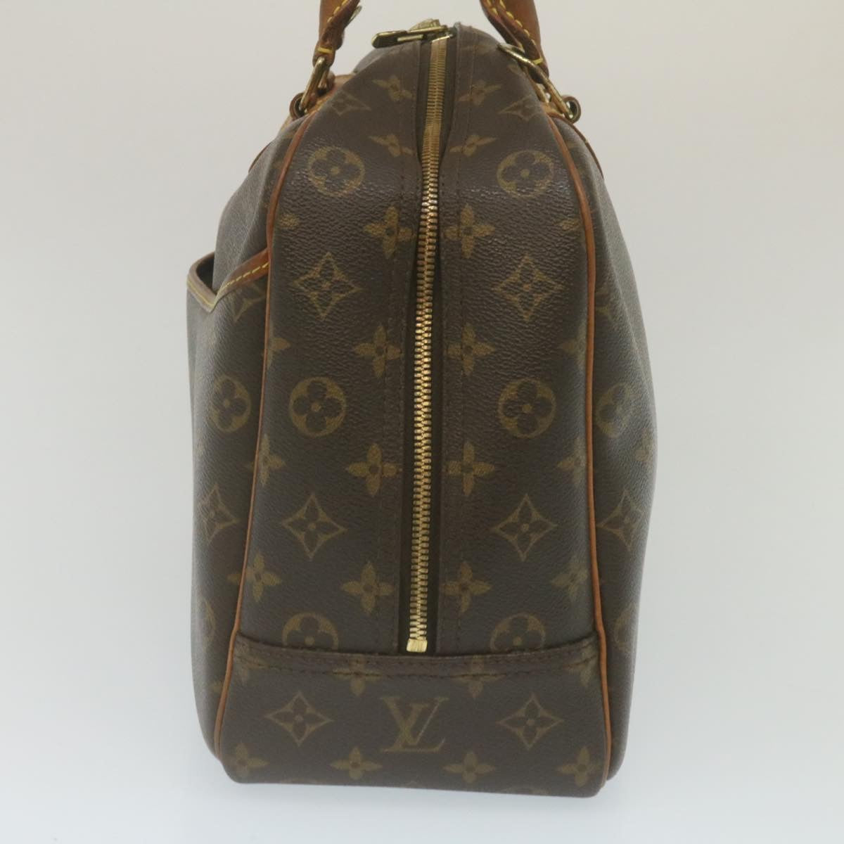 LOUIS VUITTON Monogram Deauville Hand Bag M47270 LV Auth rz131