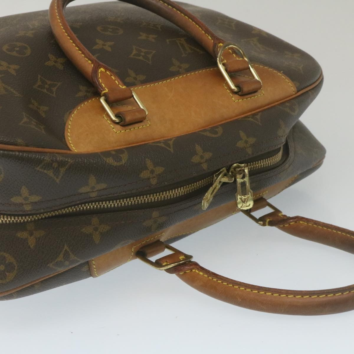 LOUIS VUITTON Monogram Deauville Hand Bag M47270 LV Auth rz131