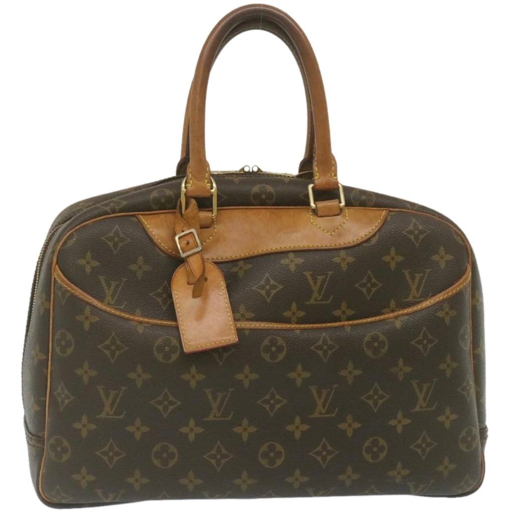 LOUIS VUITTON Monogram Deauville Hand Bag M47270 LV Auth rz134