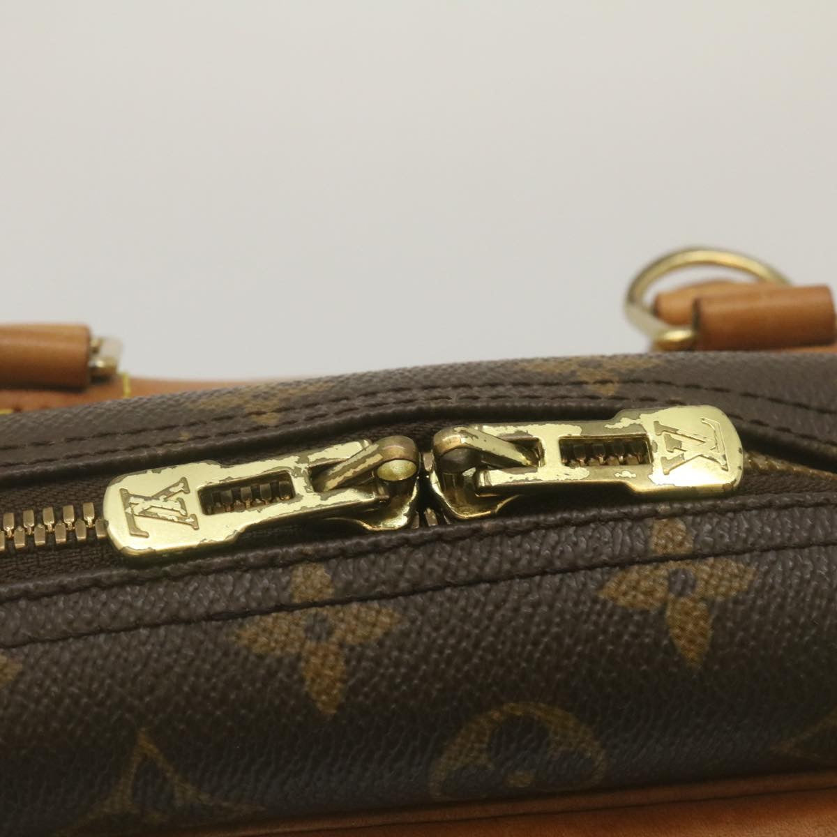 LOUIS VUITTON Monogram Deauville Hand Bag M47270 LV Auth rz134