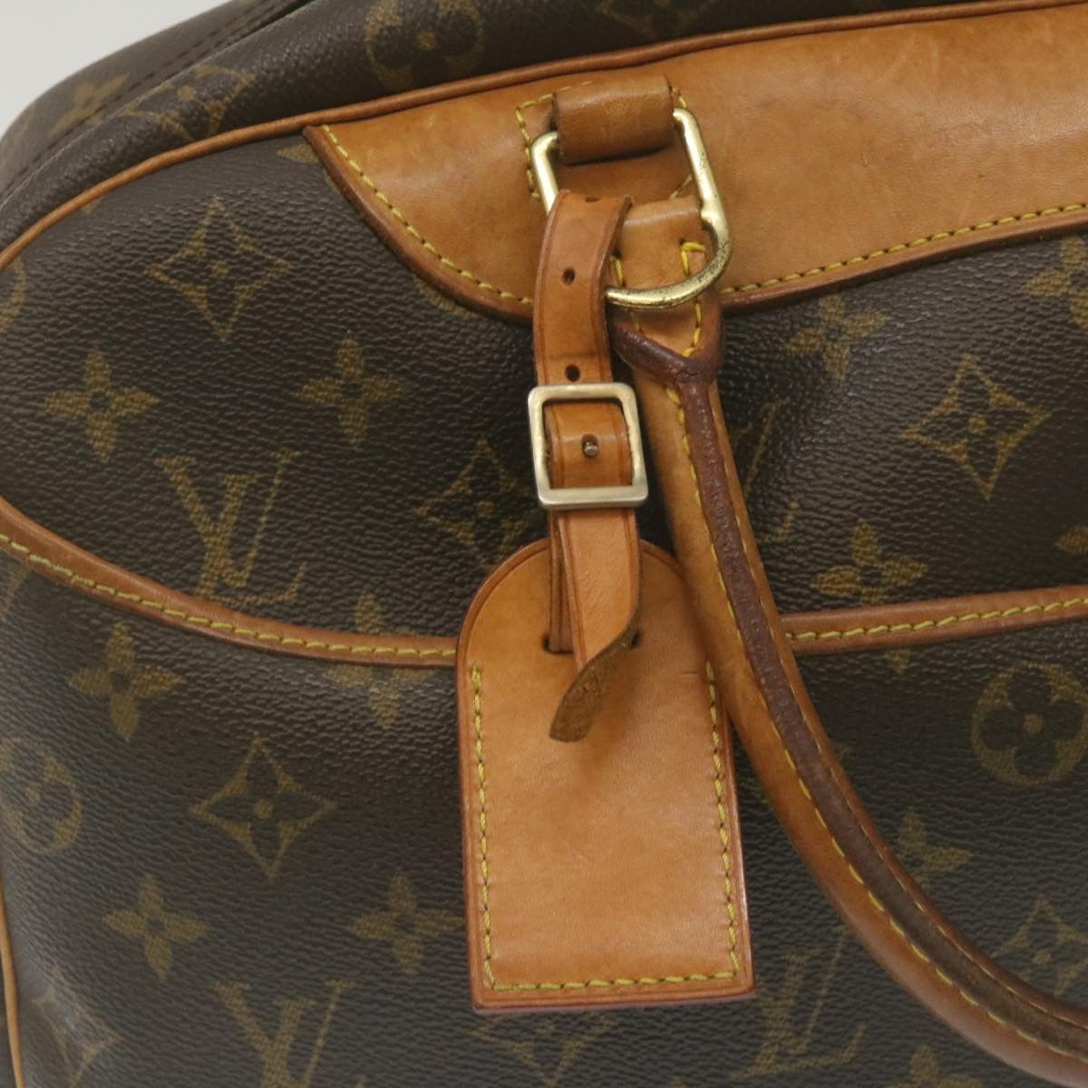 LOUIS VUITTON Monogram Deauville Hand Bag M47270 LV Auth rz134