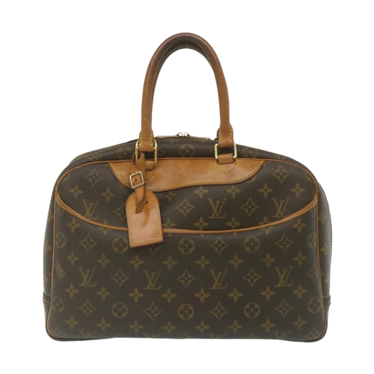 LOUIS VUITTON Monogram Deauville Hand Bag M47270 LV Auth rz134