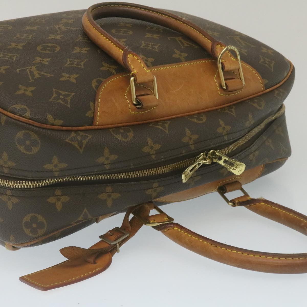 LOUIS VUITTON Monogram Deauville Hand Bag M47270 LV Auth rz134