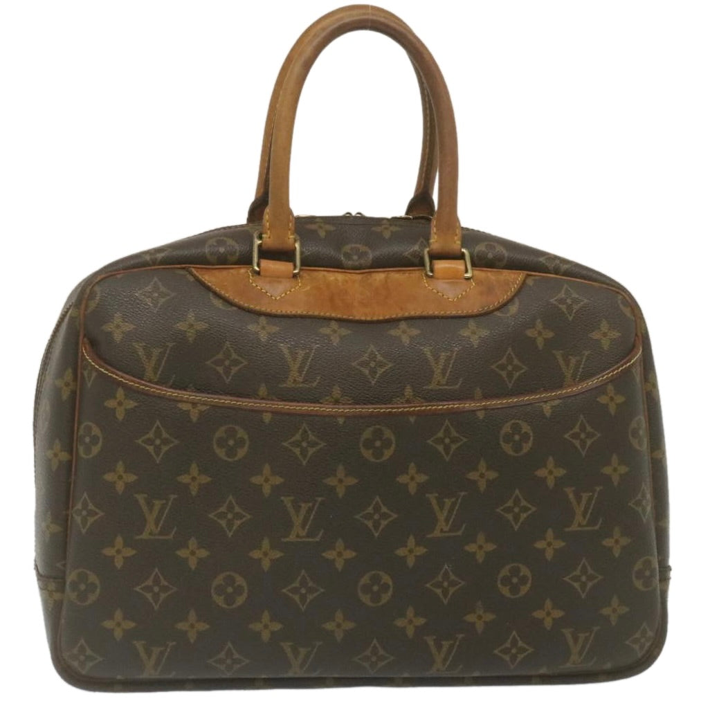 LOUIS VUITTON Monogram Deauville Hand Bag M47270 LV Auth rz136