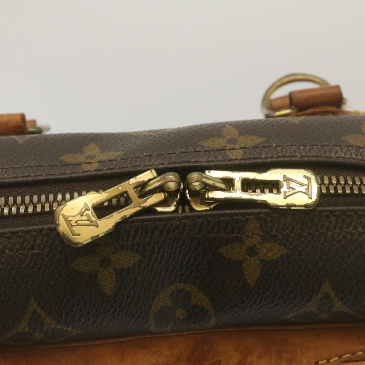 LOUIS VUITTON Monogram Deauville Hand Bag M47270 LV Auth rz136