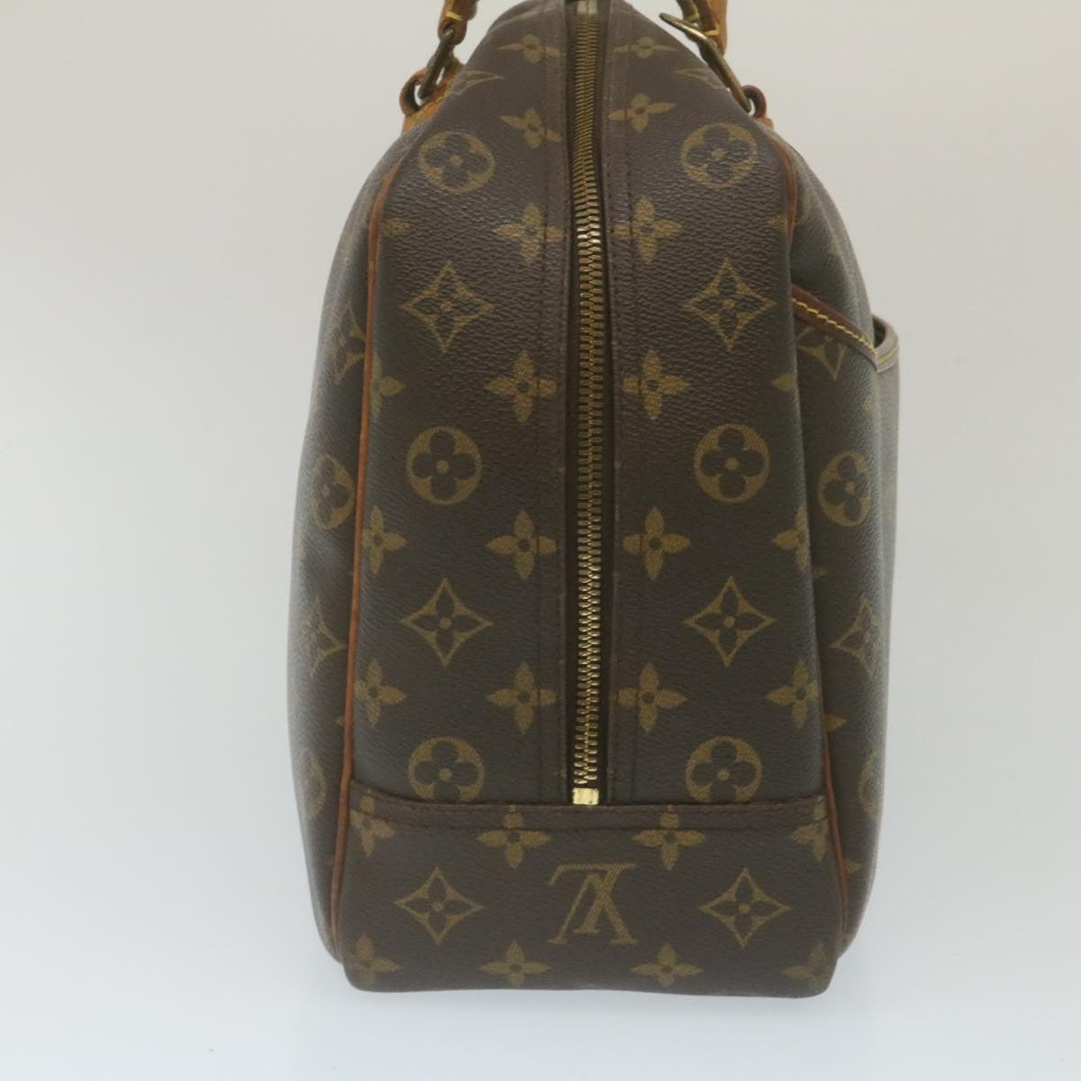 LOUIS VUITTON Monogram Deauville Hand Bag M47270 LV Auth rz136