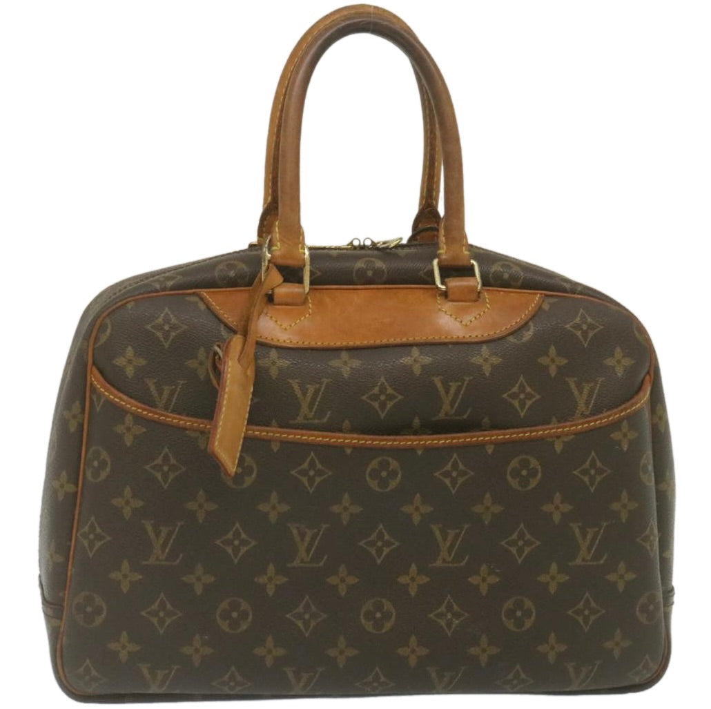 LOUIS VUITTON Monogram Deauville Hand Bag M47270 LV Auth rz137