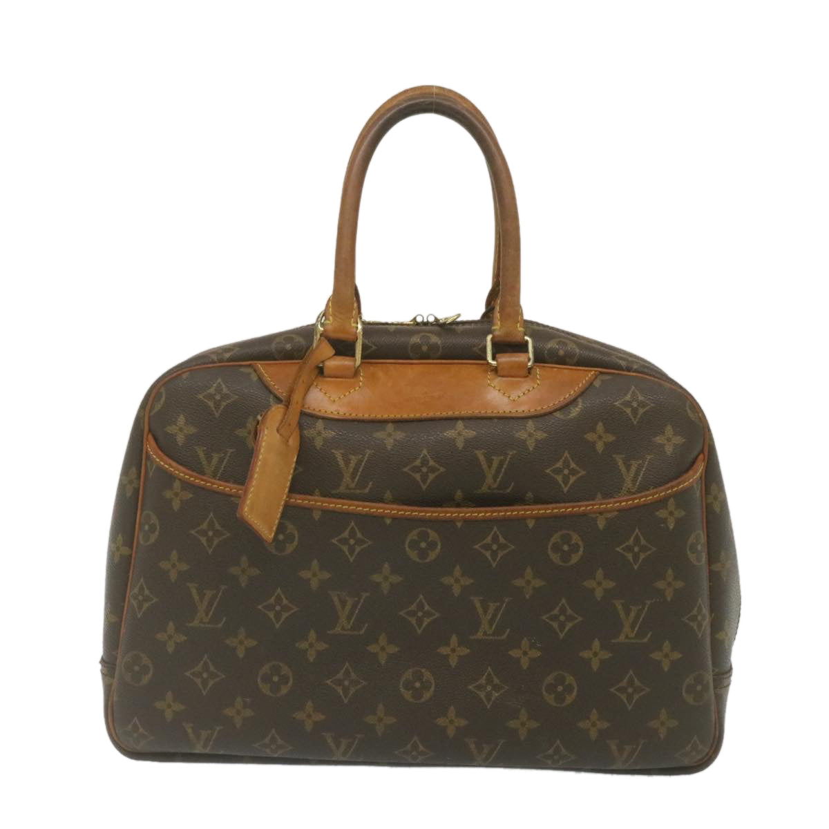 LOUIS VUITTON Monogram Deauville Hand Bag M47270 LV Auth rz137