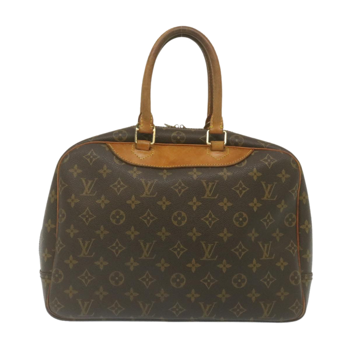 LOUIS VUITTON Monogram Deauville Hand Bag M47270 LV Auth rz137