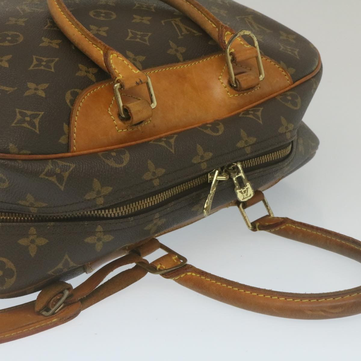 LOUIS VUITTON Monogram Deauville Hand Bag M47270 LV Auth rz137