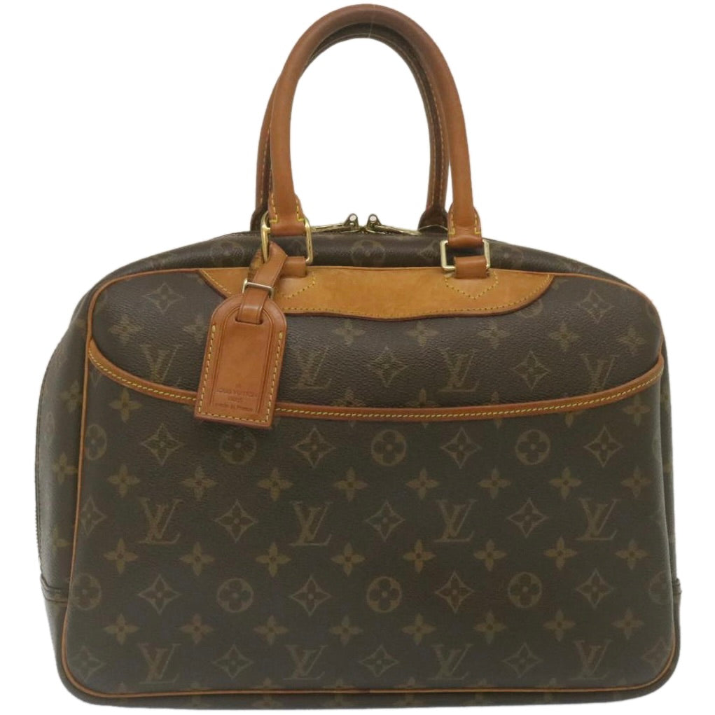 LOUIS VUITTON Monogram Deauville Hand Bag M47270 LV Auth rz138