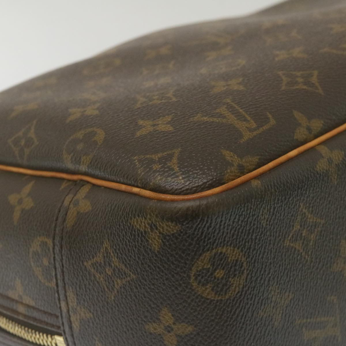 LOUIS VUITTON Monogram Deauville Hand Bag M47270 LV Auth rz138