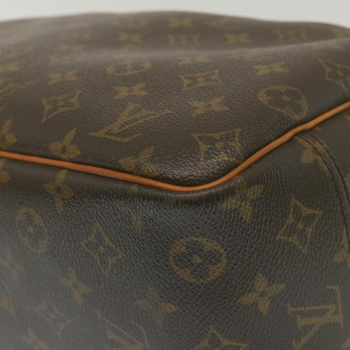 LOUIS VUITTON Monogram Deauville Hand Bag M47270 LV Auth rz138