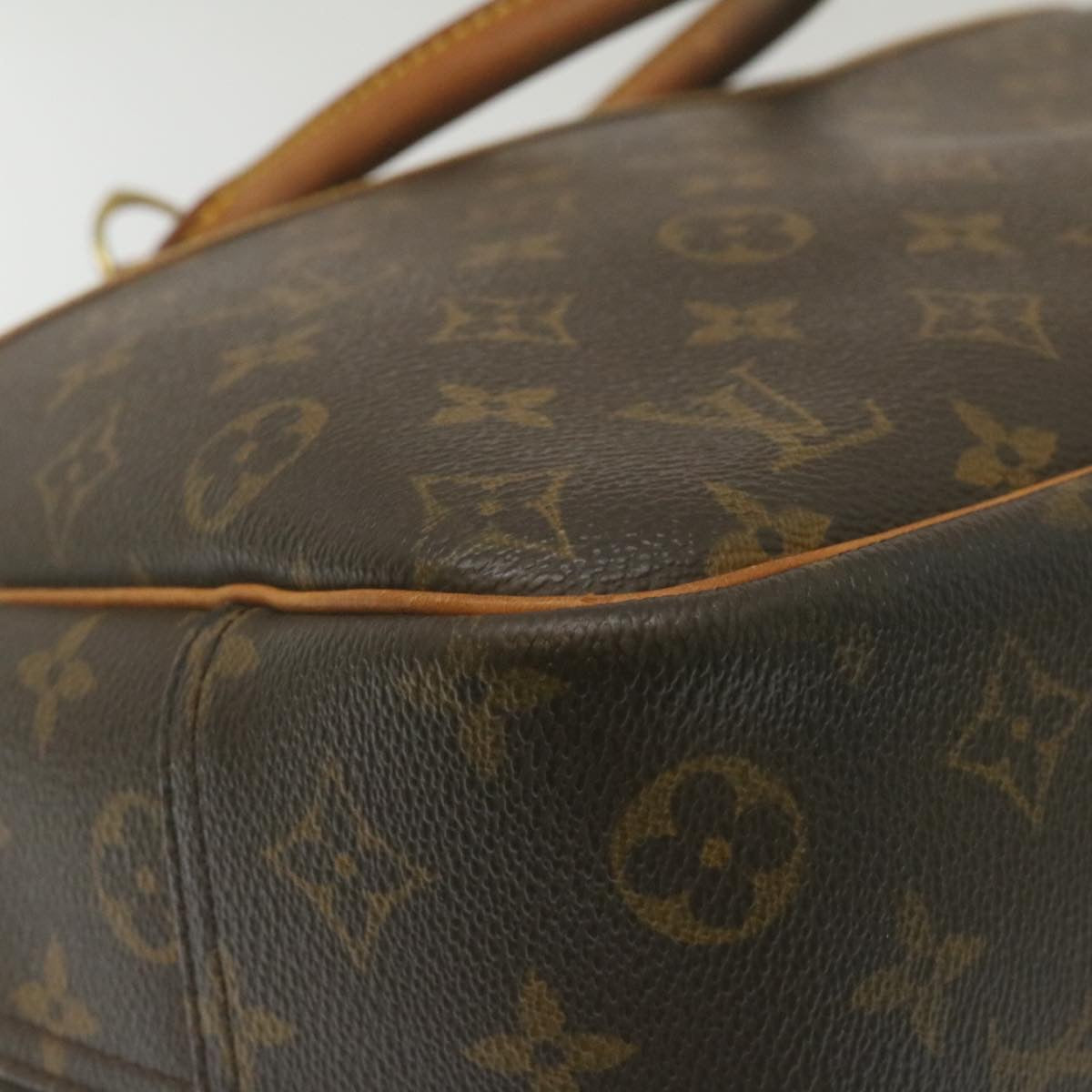 LOUIS VUITTON Monogram Deauville Hand Bag M47270 LV Auth rz138