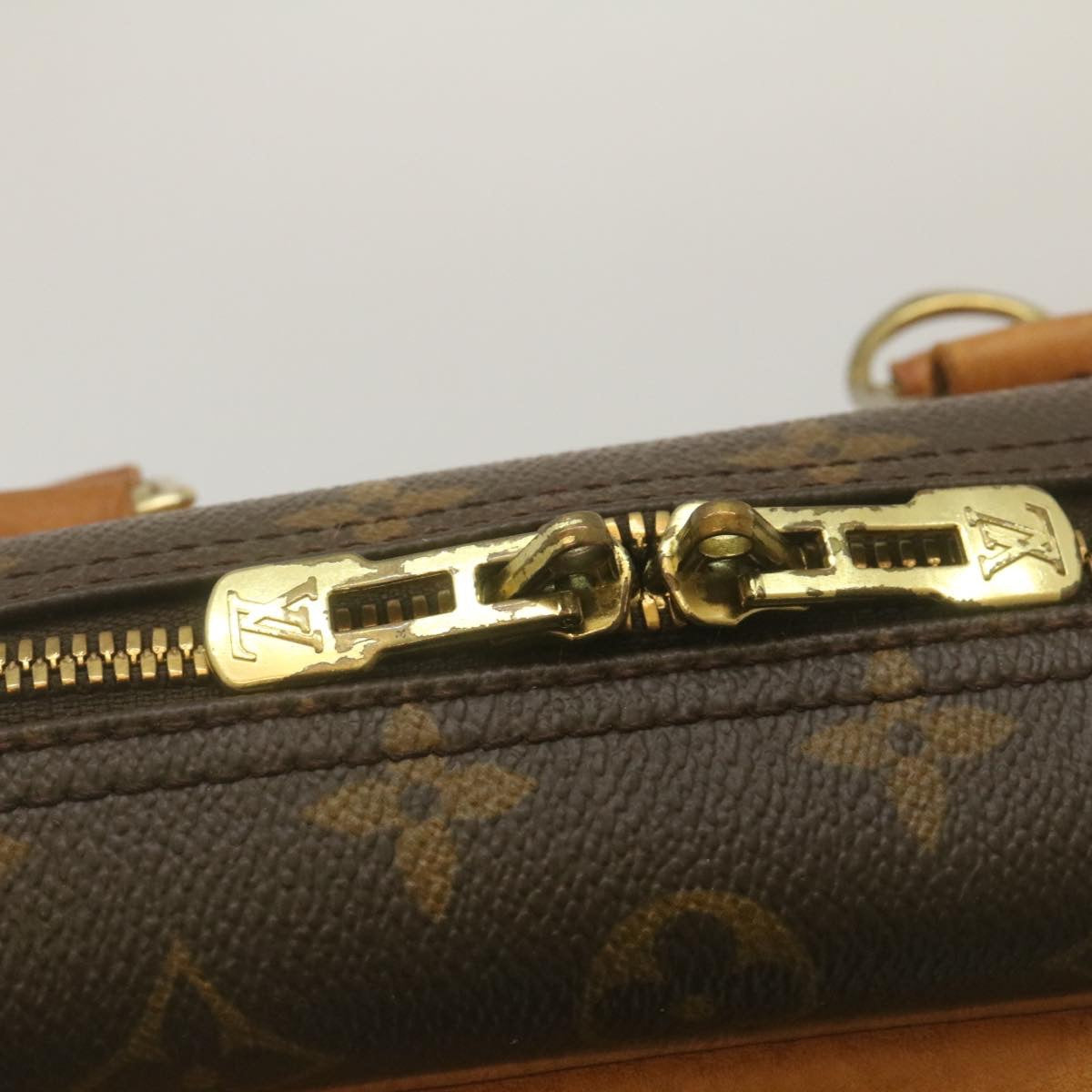 LOUIS VUITTON Monogram Deauville Hand Bag M47270 LV Auth rz138