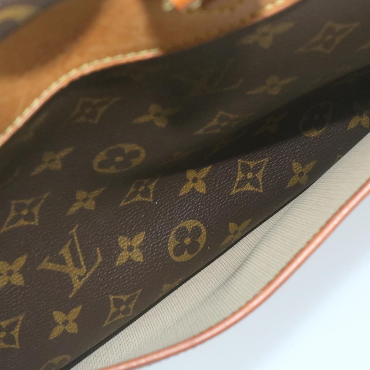 LOUIS VUITTON Monogram Deauville Hand Bag M47270 LV Auth rz138