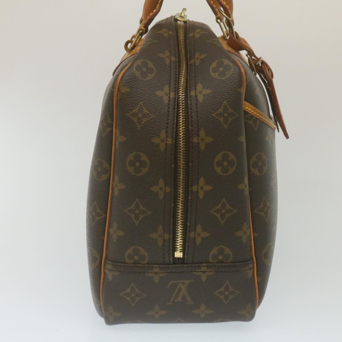 LOUIS VUITTON Monogram Deauville Hand Bag M47270 LV Auth rz138