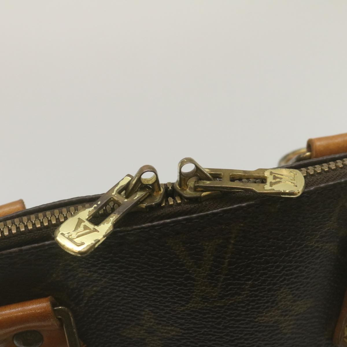 LOUIS VUITTON Monogram Alma Hand Bag M51130 LV Auth rz148