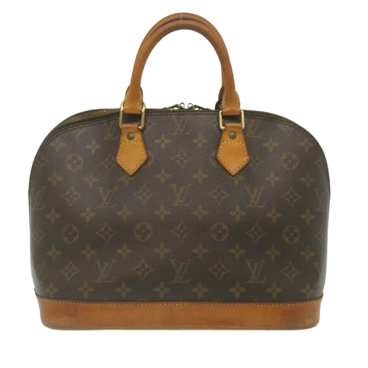 LOUIS VUITTON Monogram Alma Hand Bag M51130 LV Auth rz148