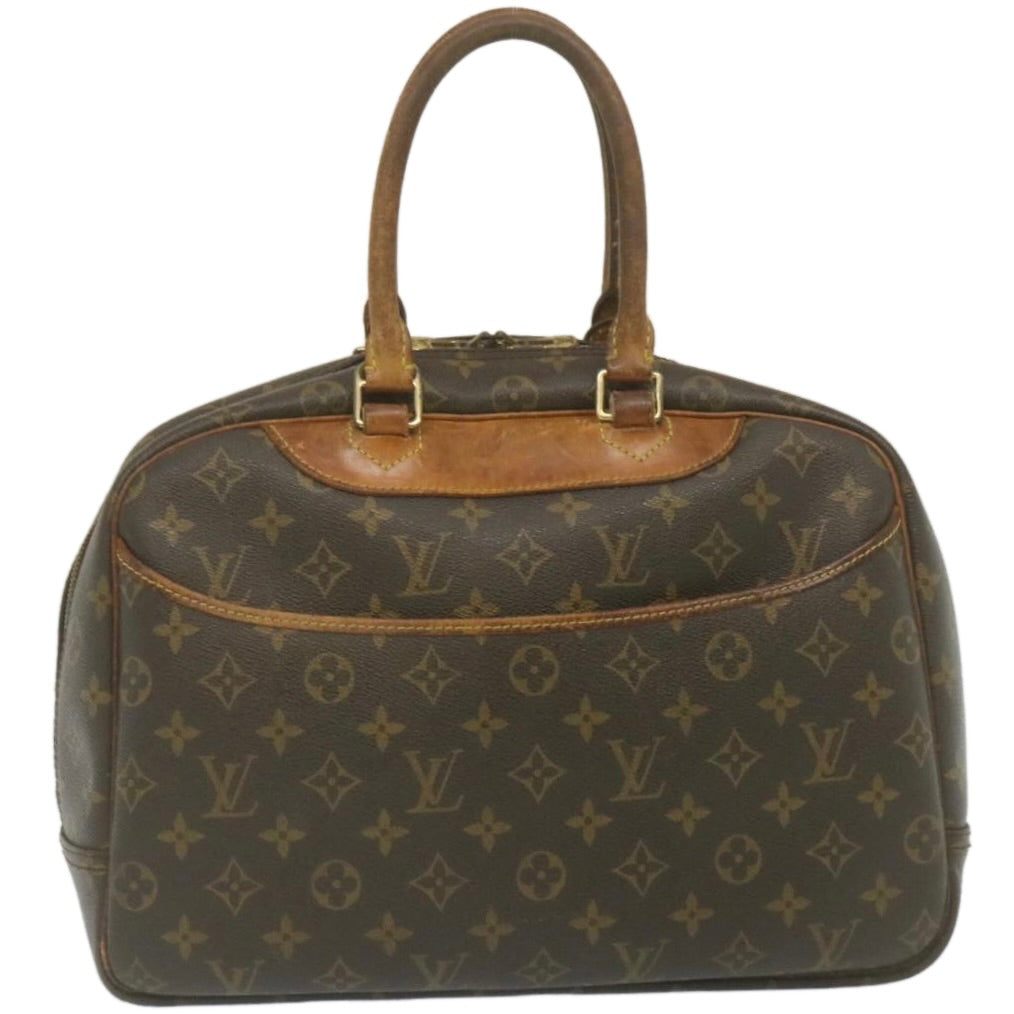 LOUIS VUITTON Monogram Deauville Hand Bag M47270 LV Auth rz159