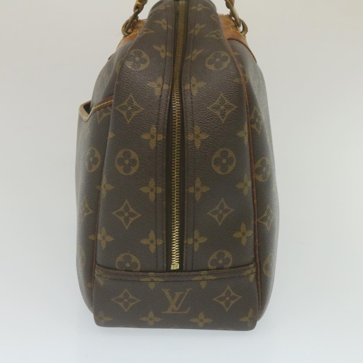 LOUIS VUITTON Monogram Deauville Hand Bag M47270 LV Auth rz159