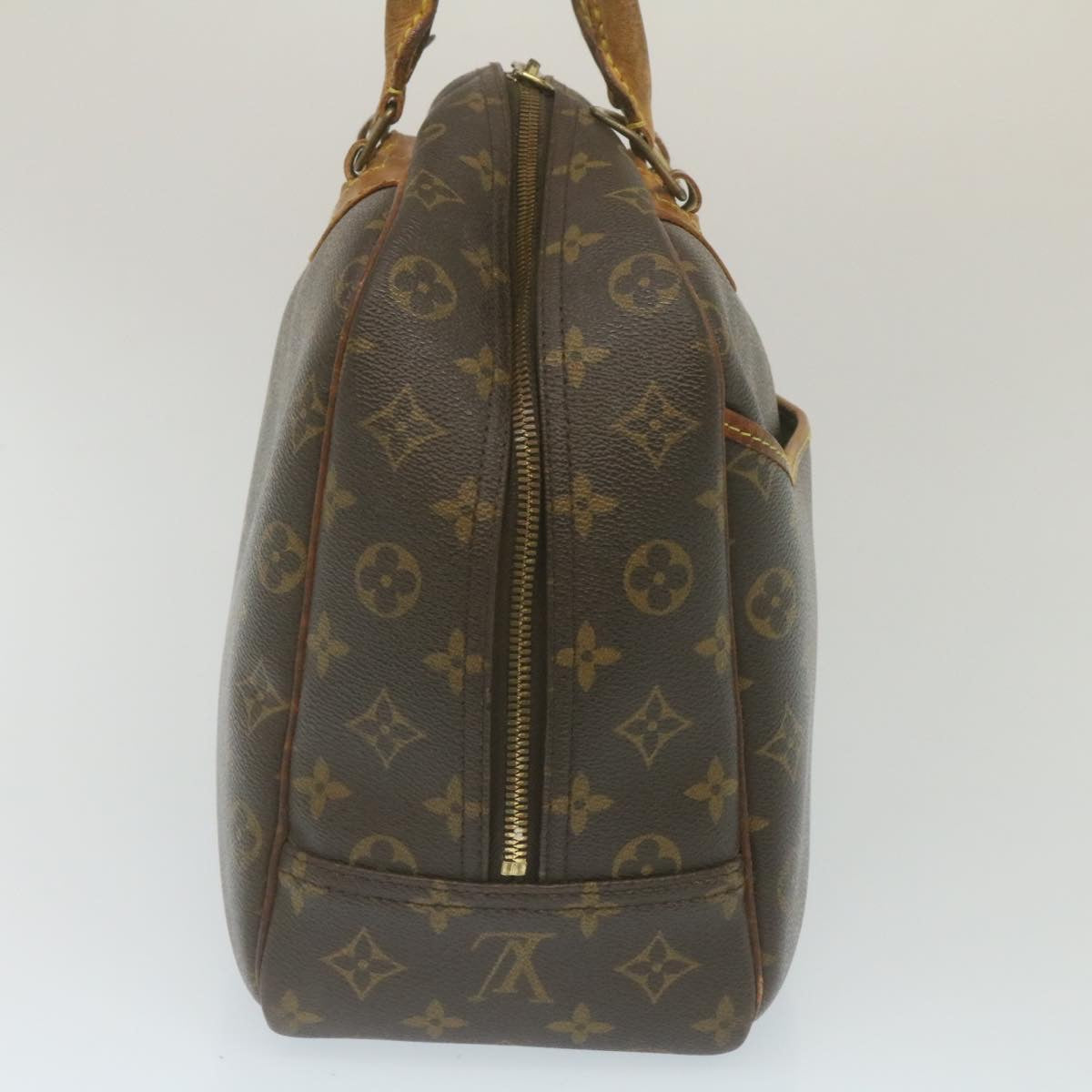 LOUIS VUITTON Monogram Deauville Hand Bag M47270 LV Auth rz159