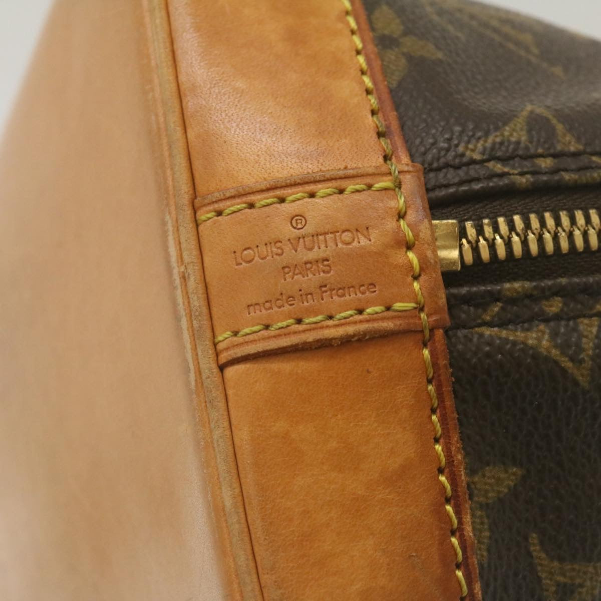 LOUIS VUITTON Monogram Alma Hand Bag M51130 LV Auth rz161