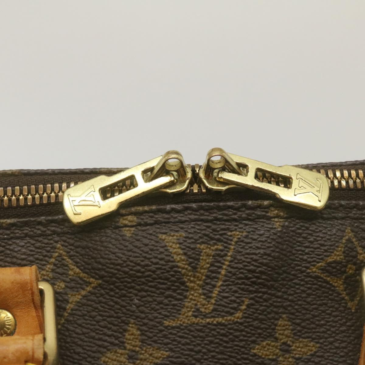 LOUIS VUITTON Monogram Alma Hand Bag M51130 LV Auth rz161