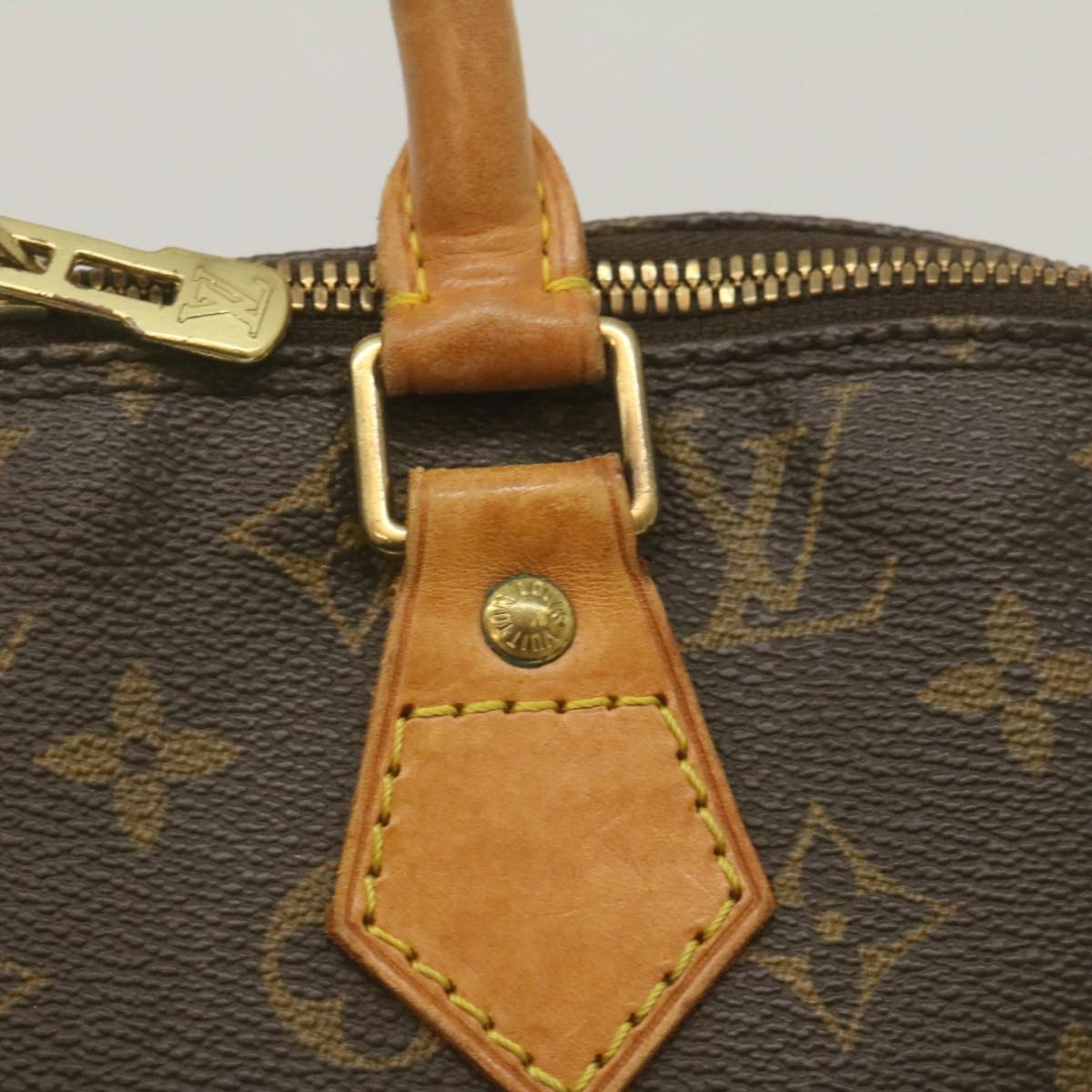 LOUIS VUITTON Monogram Alma Hand Bag M51130 LV Auth rz161