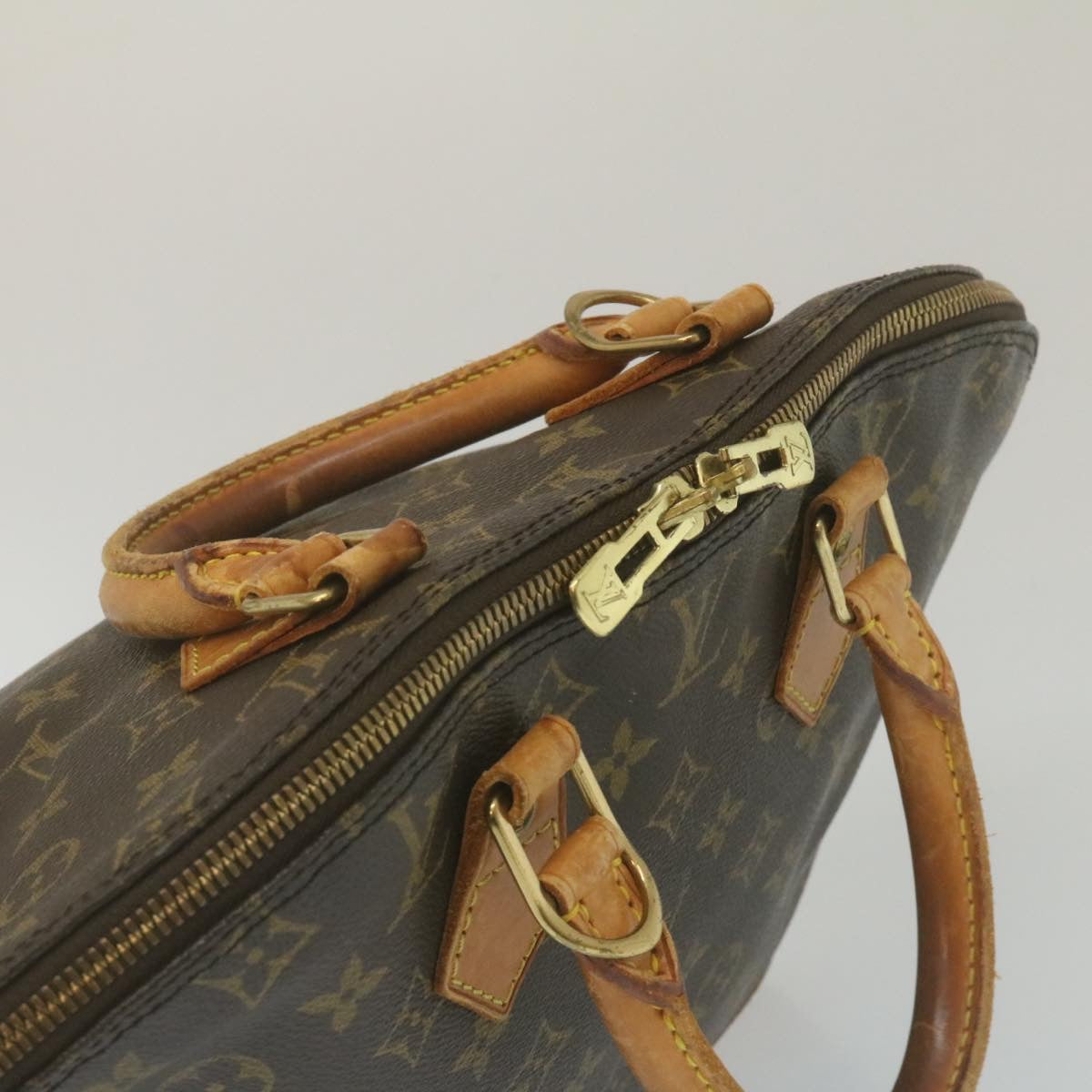 LOUIS VUITTON Monogram Alma Hand Bag M51130 LV Auth rz161