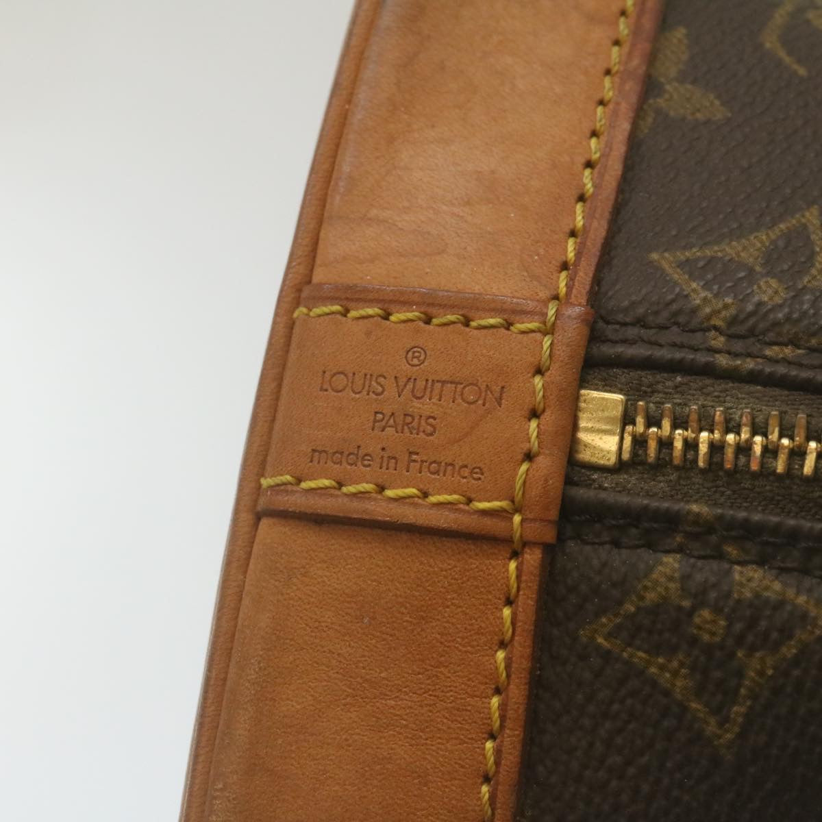 LOUIS VUITTON Monogram Alma Hand Bag M51130 LV Auth rz167