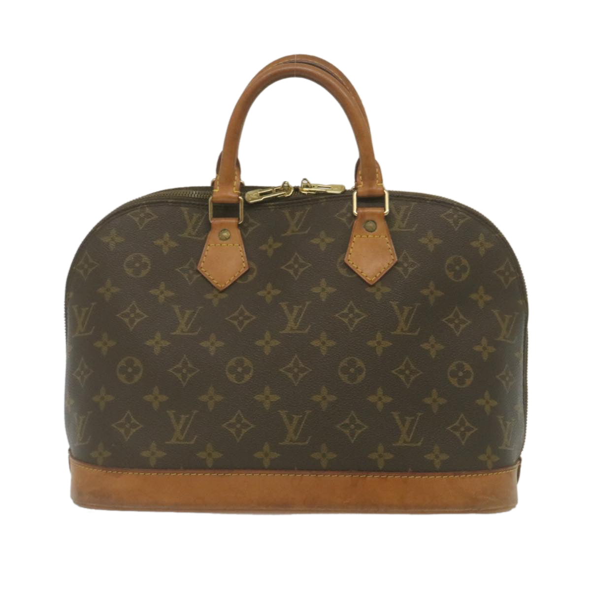 LOUIS VUITTON Monogram Alma Hand Bag M51130 LV Auth rz167