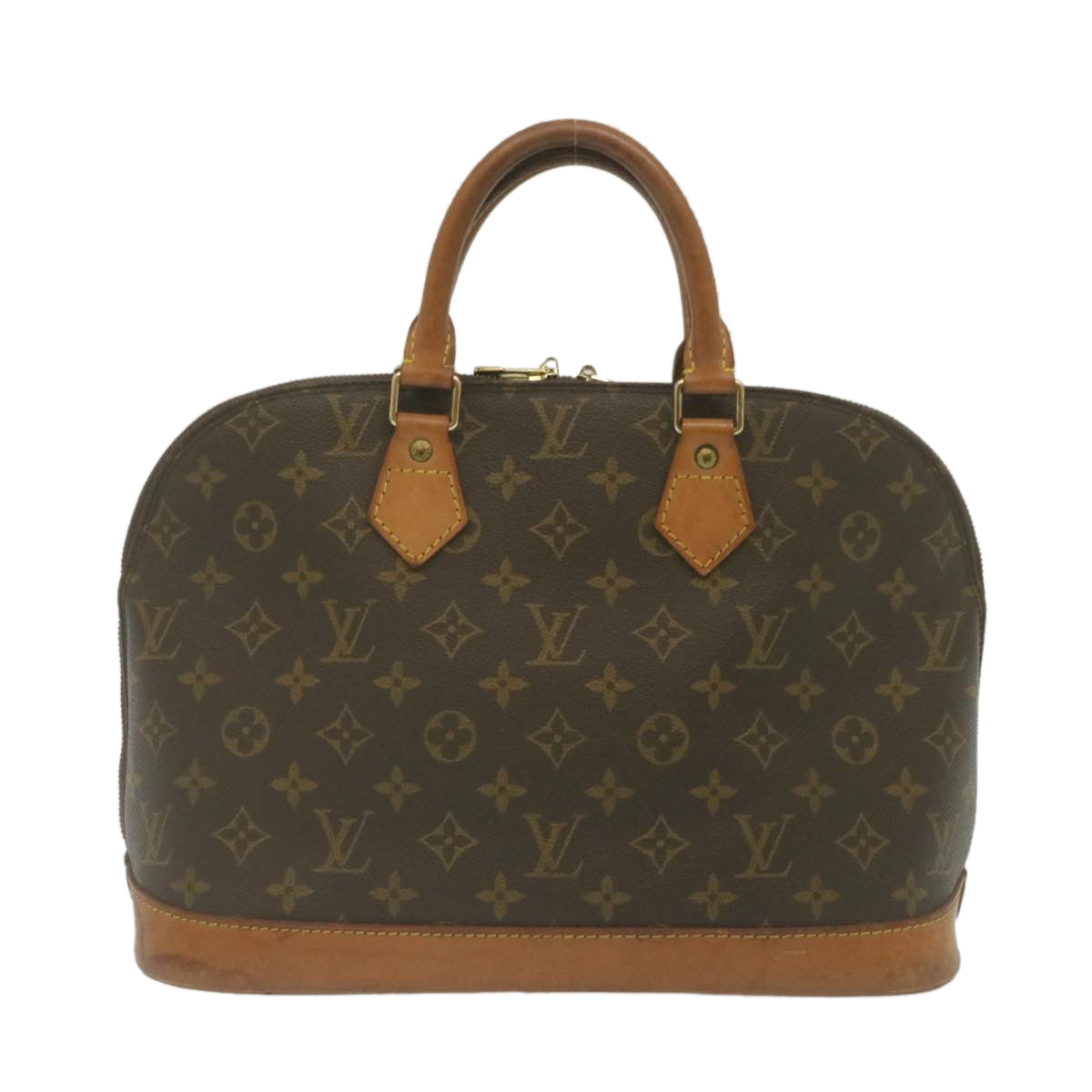 LOUIS VUITTON Monogram Alma Hand Bag M51130 LV Auth rz167