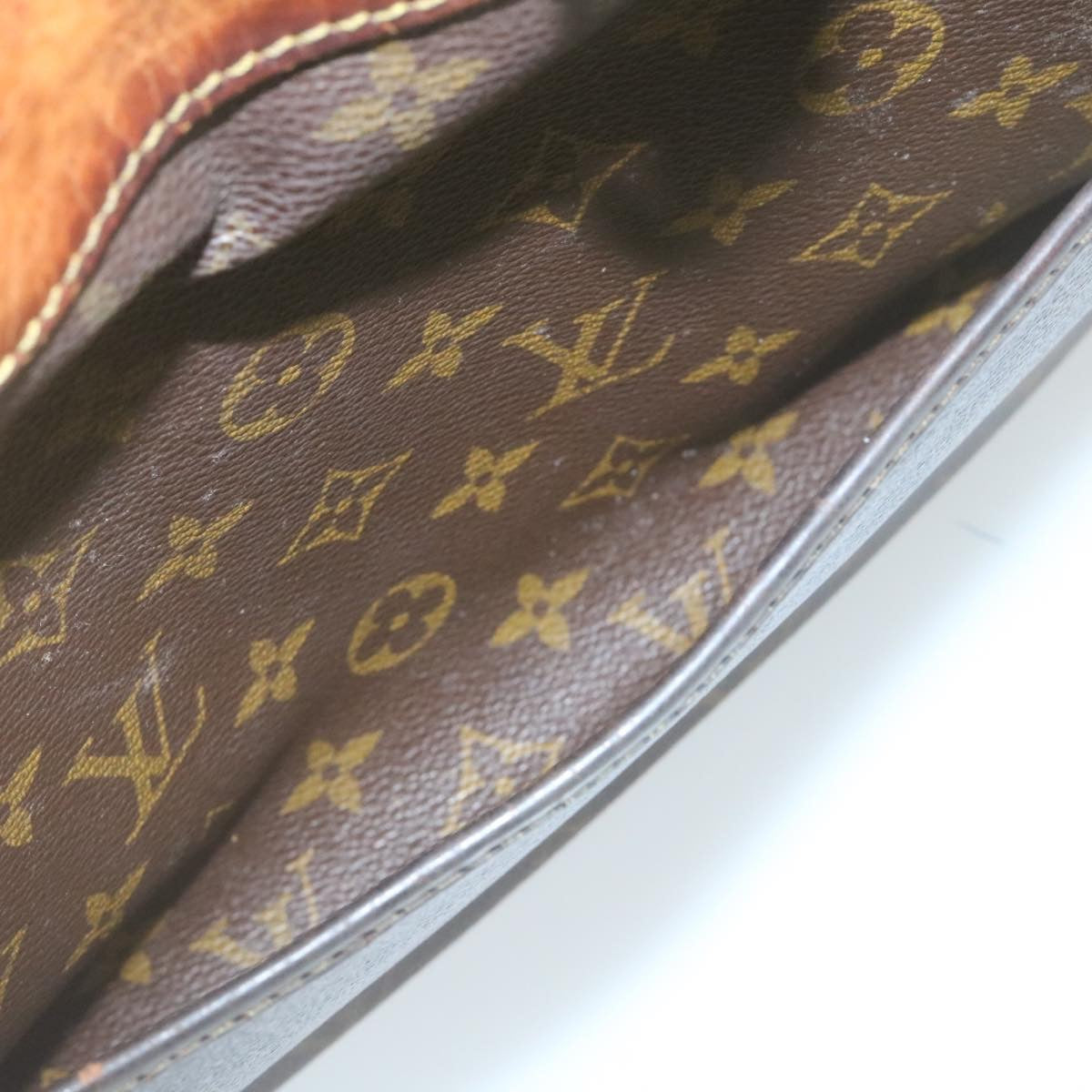 LOUIS VUITTON Monogram Deauville Hand Bag M47270 LV Auth rz174